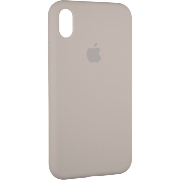 

Чехол Fiji Silicone Case для Apple iPhone XR бампер накладка Full Soft Stone