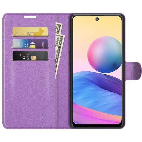 

Чехол Fiji Luxury для Poco M3 Pro книжка фиолетовый