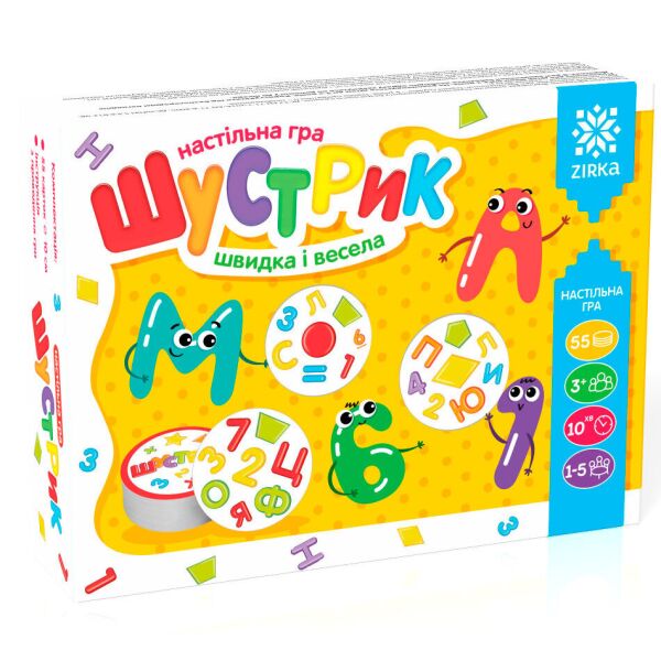 

Настольная игра "Шустрик" 115451 на укр.языке
