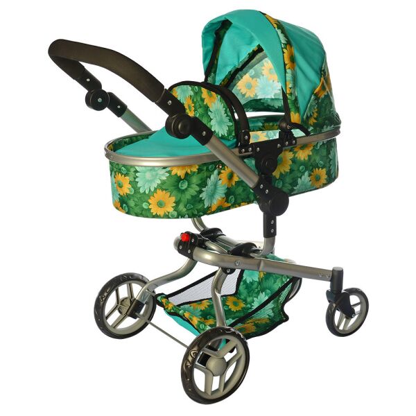 

Коляска для куклы Melogo (БИРЮЗОВАЯ) арт. 9695