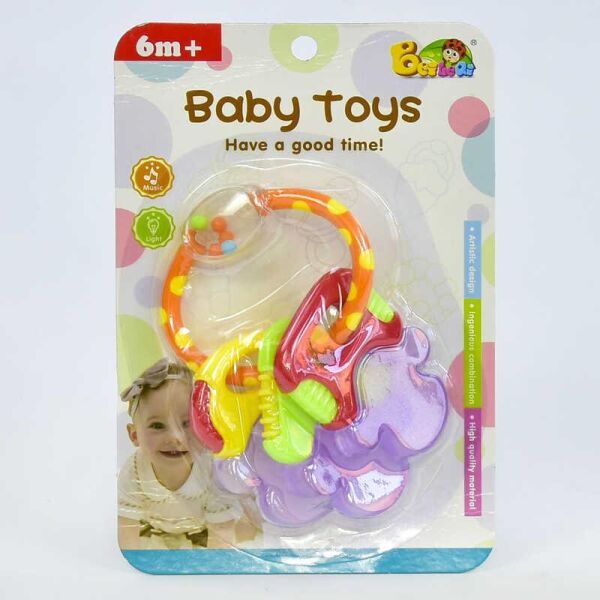 

Погремушка-прорезыватель 8119 (200/2) "Ключики" на листе