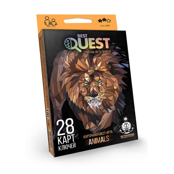 

Детская карточная квест-игра "BEST QUEST" BQ-01 рус (Коричневый)