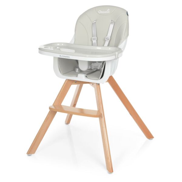 

Стульчик для кормления El Camino Organic v.2 Gray арт. 1050