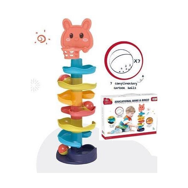 

Игрушка для малышей "башня-спуск" арт. 668-120