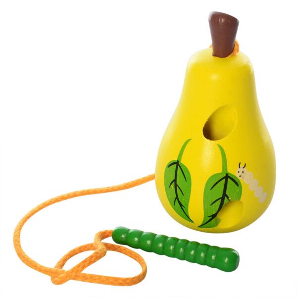 

Деревянная игрушка Шнуровка MD 0494 (Груша)