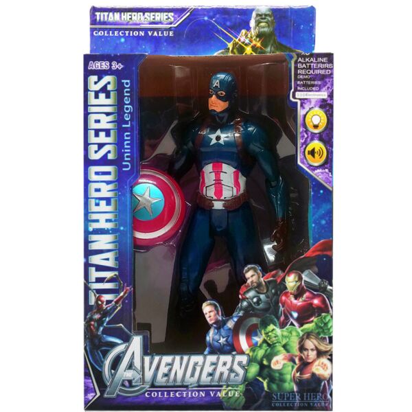 

Фигурка супергероя "AVENGERS" Bambi 89001 (Капитан Америка с Щитом)