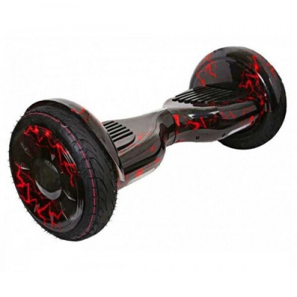 

Гироборд Smart Balance Красная молния Черный/Красный надувные колеса 10,5" / 20 км/ч с приложением и самобалансировкой + Bluetooth колонка 1000 Вт