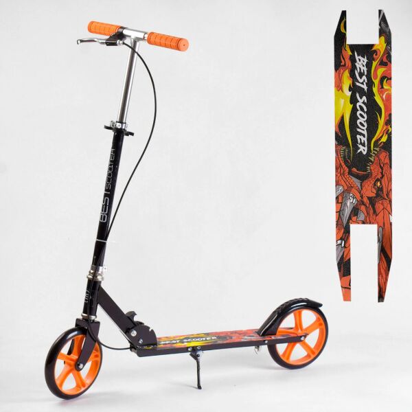 

Самокат BEST SCOOTER 94621 черный (ручной тормоз)