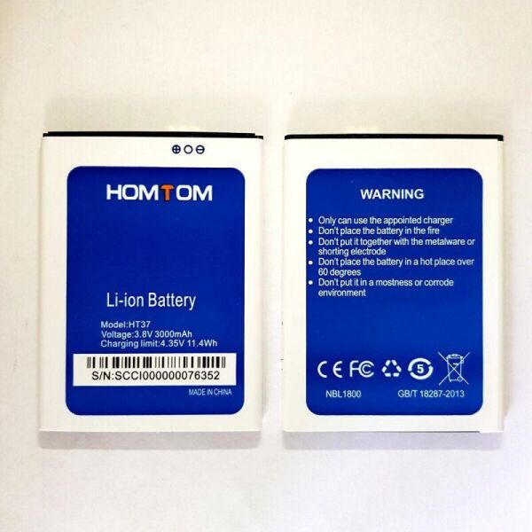 

Аккумулятор батарея Homtom HT37 Pro 3000 mAh Original PRC