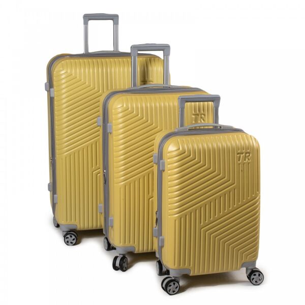 

Чемодан дорожный 31 ABS-пластик 802 yellow