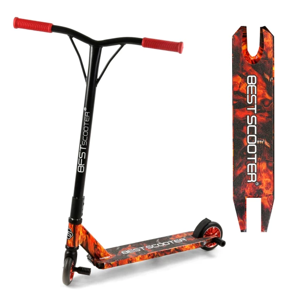 

Самокат трюковый Scooter Черно-оранжевый 6900066351990