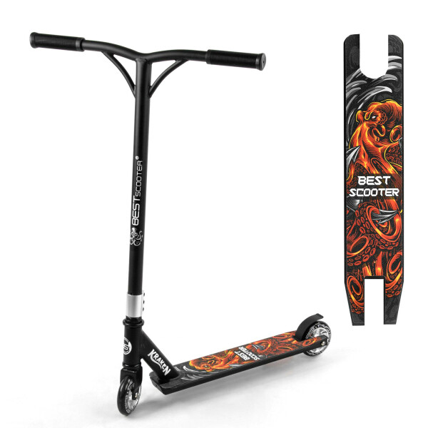 

Самокат трюковый Scooter Черный 6900066350801