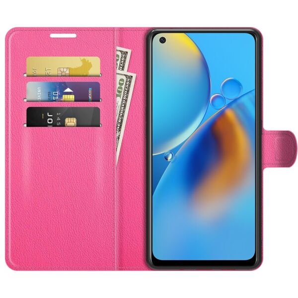 

Чехол Fiji Luxury для Oppo A74 книжка розовый