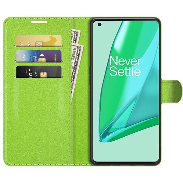 

Чехол Fiji Luxury для OnePlus 9 Pro книжка зеленый