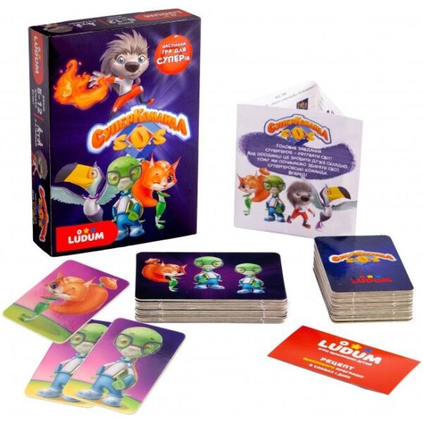

Настольная игра "Суперкоманда" LS3046-52 украинский язык