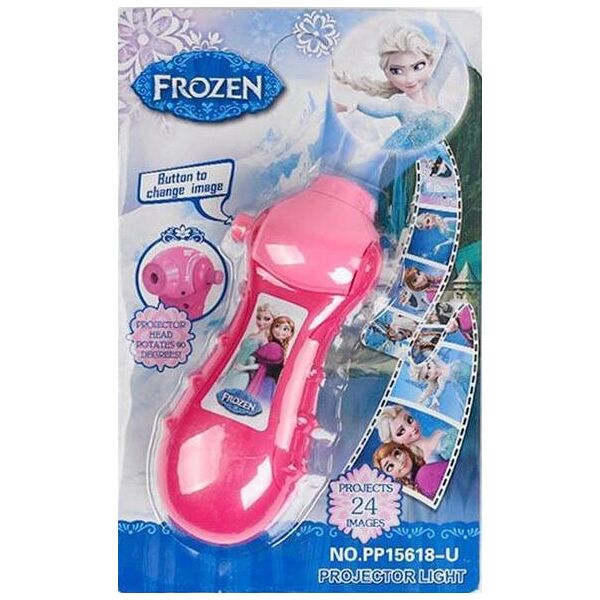 

Фонарик с проектором (24 картинки) FROZEN арт. 15618