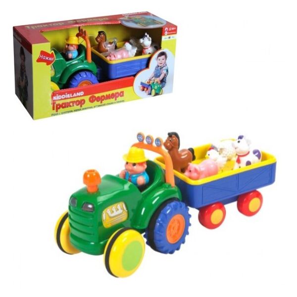 

Игровой набор "Трактор с животными (ферма)" на украинском Kiddieland арт. 024753