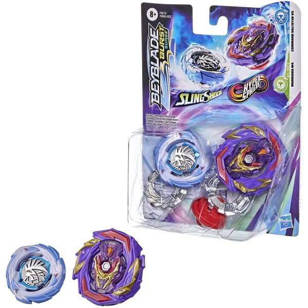

Бейблейд Командный Вальтриек V5 и Рогатка Морринья M4 Beyblade Command Valtryek V5 and Slingshock Morrigna M4 Hasbro F0613