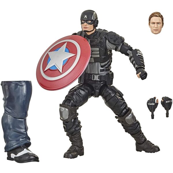 

Фигурка Капитан Америка Легенд Серия Marvel Legends Series Marvel s Stealth Captain America Baf Joe Fixit Hasbro E9977
