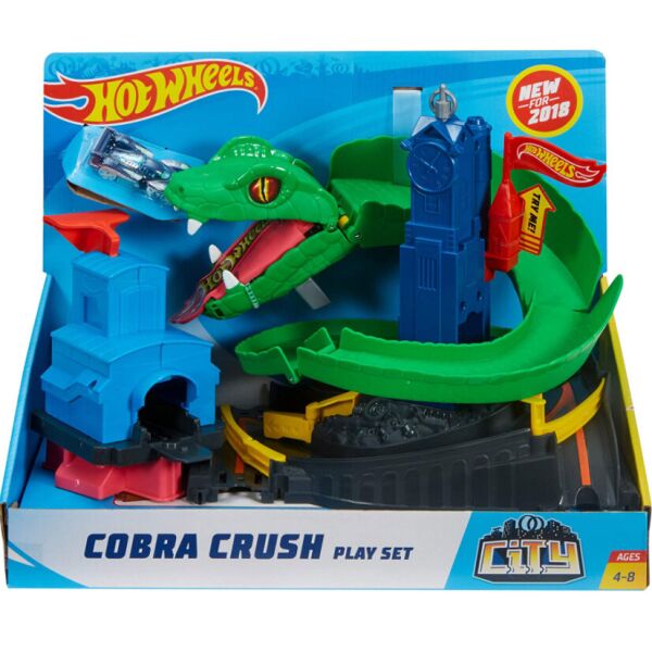 

Трек Хот Вилс Кобра Hot Wheels City Cobra Mattel FNB20