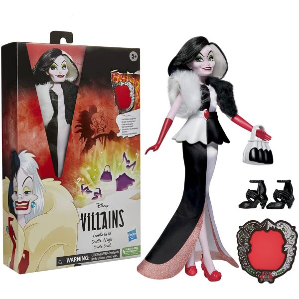 

Кукла Круэлла Де Виль 28 см Disney Villains Cruella De Vil Hasbro F4563