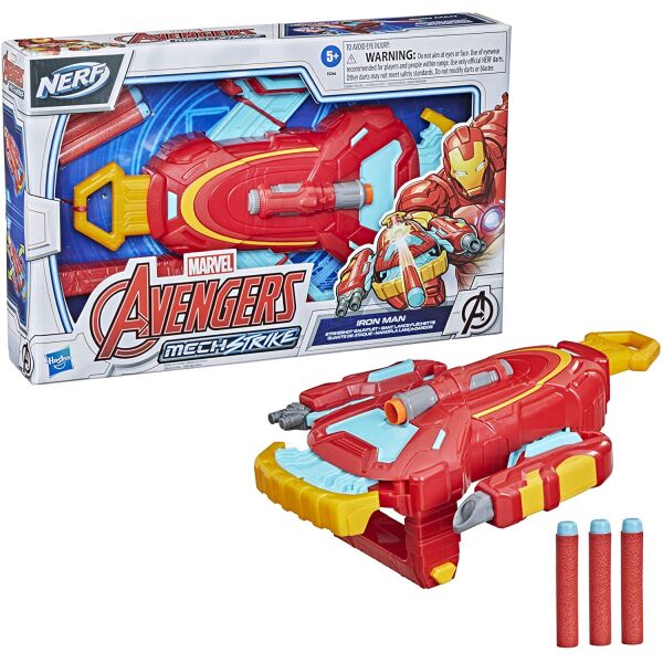 

Бластер Нерф Железный Человек NERF Marvel Strikeshot Gauntlet Iron Man Hasbro F0237