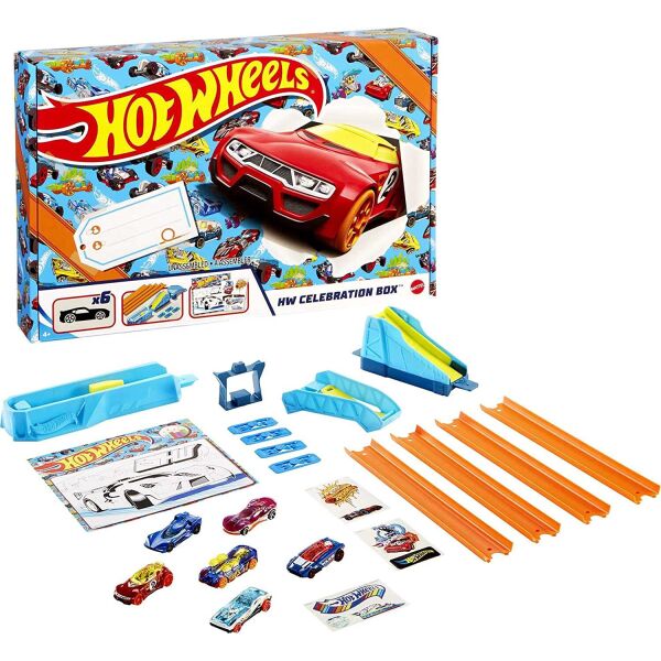 

Трек Хот Вилс Празничная Коробка Hot Wheels HW Celebration Box Mattel GWN96