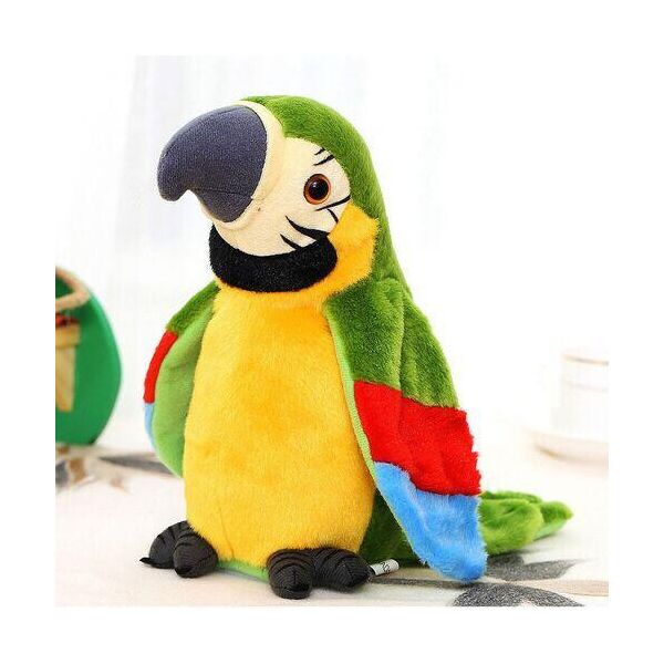 

Говорящий попугай повторюшка Зеленый Parrot Talking