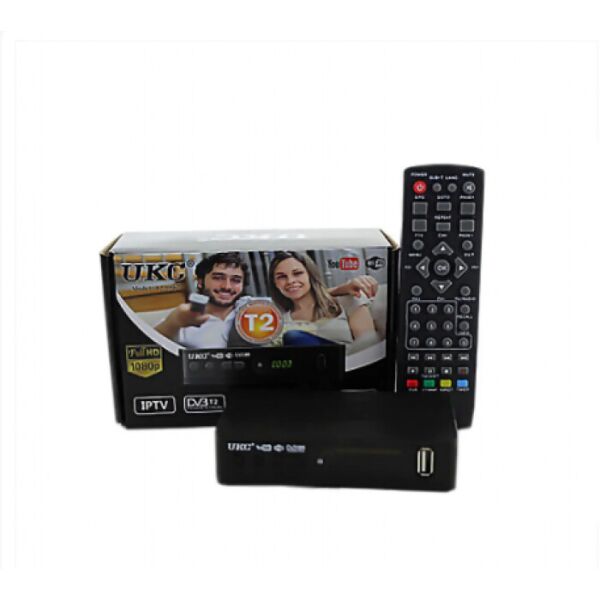 

Цифровой эфирный тюнер UKC DVB-T2 0967 с поддержкой wi-fi адаптера c экраном