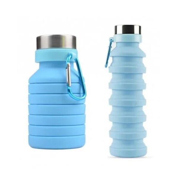

Складная силиконовая бутылка LUX Bottle 550 мл легкая и компактная для путешествий EL-582