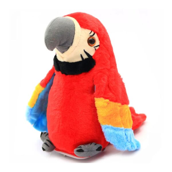

Говорящий попугай повторюшка Красный Parrot Talking