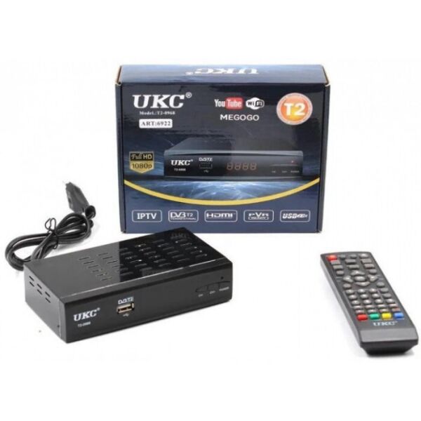 

Тюнер UKC DVB T2-0968 с поддержкой wi-fi адаптера