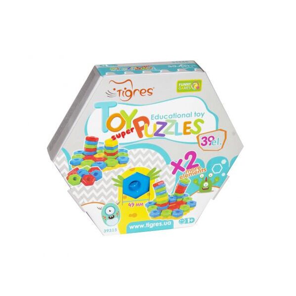 

Развивающая игрушка "Игро пазлы SUPER", 39 эл Wader. 39975