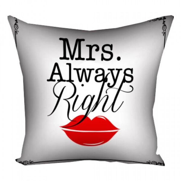 

Подушка Mrs. Always Right 40х40см FO. 52384