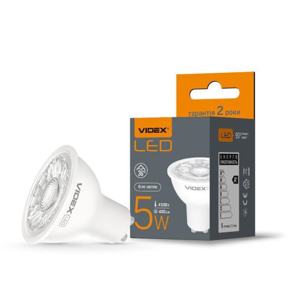 

LED лампа VIDEX MR16eL 5W GU10 4100K