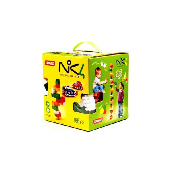 

Пластиковый конструктор "NIK4", 186 дет Юника. 36646