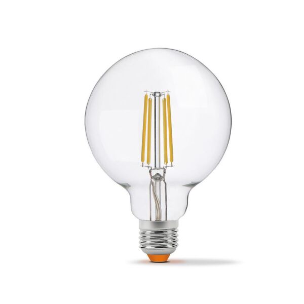 

Лампа дімерна Filament Videx G95FD 7 Вт E27 4100 K Прозора (24313)