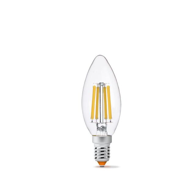 

Лампа Filament Videx C37F 6 Вт E14 3000 K Прозора (25793)