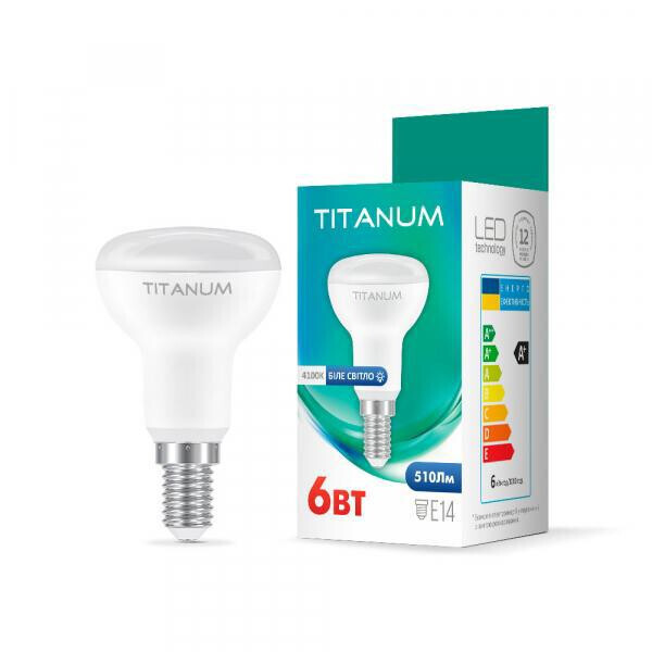 

LED лампа TITANUM R50 6W E14 4100K