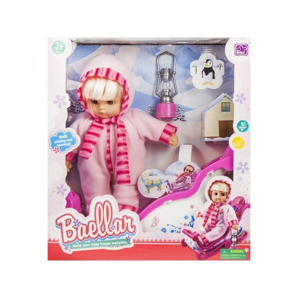 

Пупс с санками Baellar. 38791