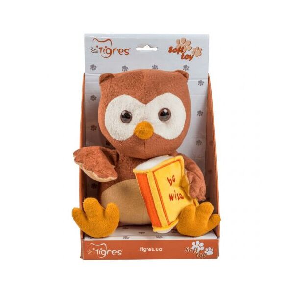 

Мягкая игрушка "Сова с книгой" TIGRES. 38628