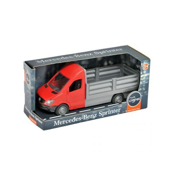 

Машинка бортовая "Mercedes-Benz Sprinter", красный TIGRES. 37200