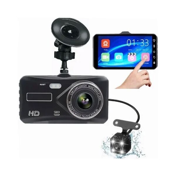

Автомобильный видеорегистратор Lux T672, LCD 4", TOUCH SCREEN, 2 камеры, 1080P Full HD, металл. корпус. 31681