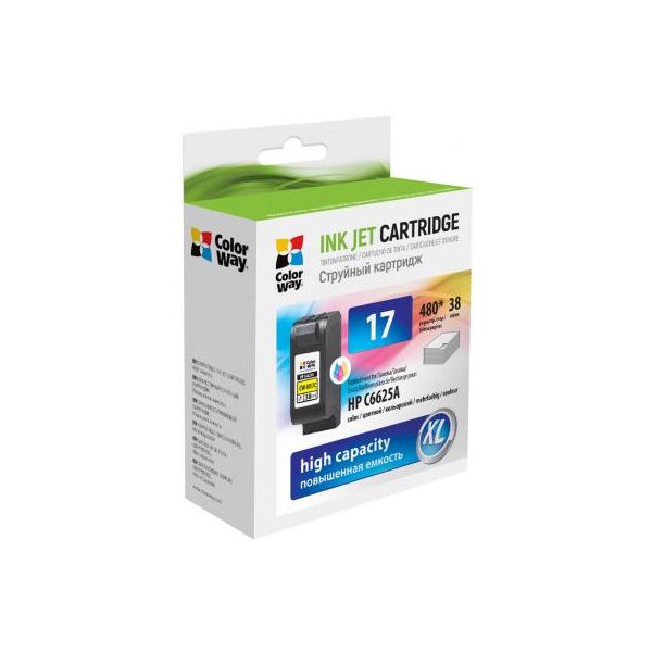 

Картридж Colorway HP №17 color (C6625A) (CW-H17C). 43703