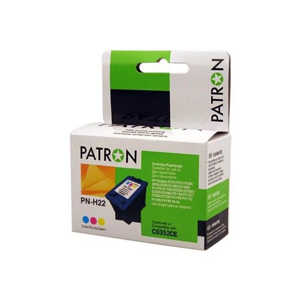 

Картридж Patron для HP PN-H22 COLOUR (C9352CE) (CI-HP-C9352CE-C-PN). 53887