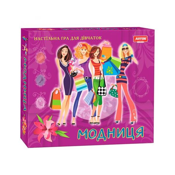

Настольная игра для девочек "Модница" Artos games. 35871
