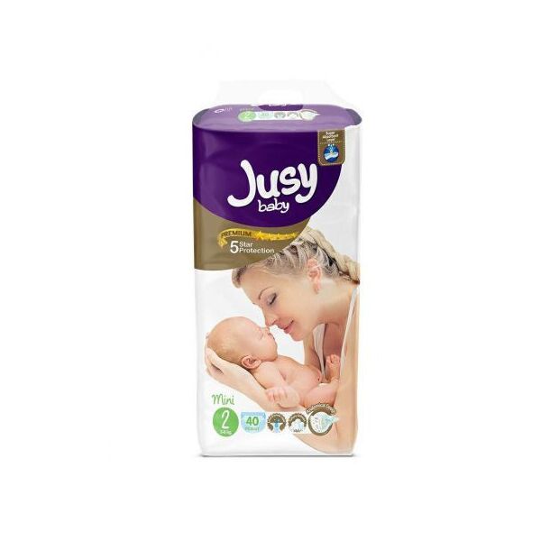 

Детские подгузники "Jusy mini" 2 (3-6 кг) Jusy. 40141