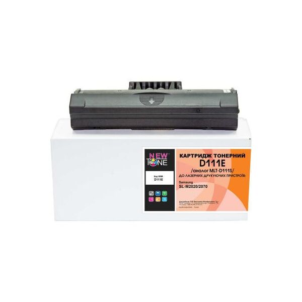 

Картридж NewTone для Samsung SL-M2020/2070/2070FW аналог MLT-D111S (D111E). 43487