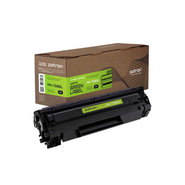 

Картридж Patron CANON 728 GREEN Label (PN-728GL). 53880