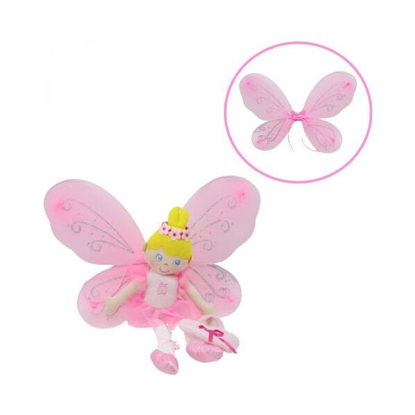 

Мягкая кукла с маскарадными крыльями "Фея" 1213 TOYS. 38548
